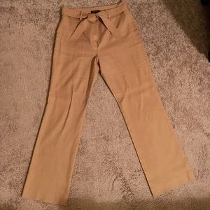 Ann Taylor Belted Trouser Pants Sz 10 Petite