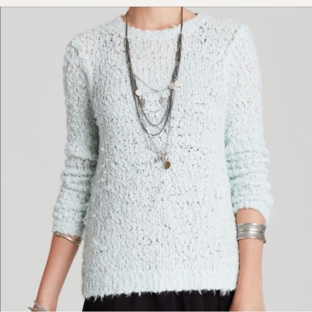 Free People comfy fuzzy sweater small