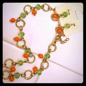 SOLD NWT Necklace and earrings