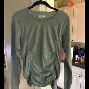 Long-Sleeved Athleta Top with Ruching