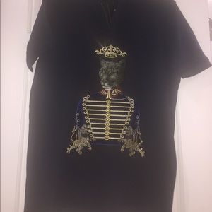 Dolce & Gabbana cheetah polo