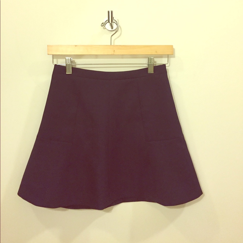 Navy Blue J. Crew mini skirt, size 00
