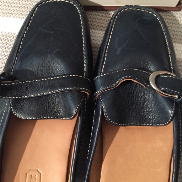 Coach navy leather mules - Picture 2 of 5