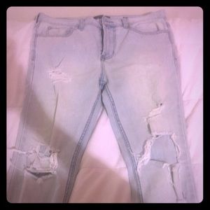 Distressed jeans from pacsun