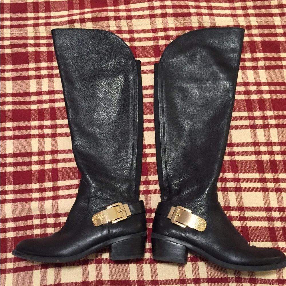 Vince Camuto Bedina Leather Riding Boots