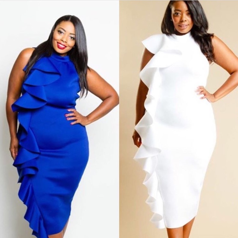 Blue Midi Dress