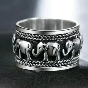 Jewelry - Sterling silver elephant ring antiqued Jewelry - Sterling silver elephant ring antiqued