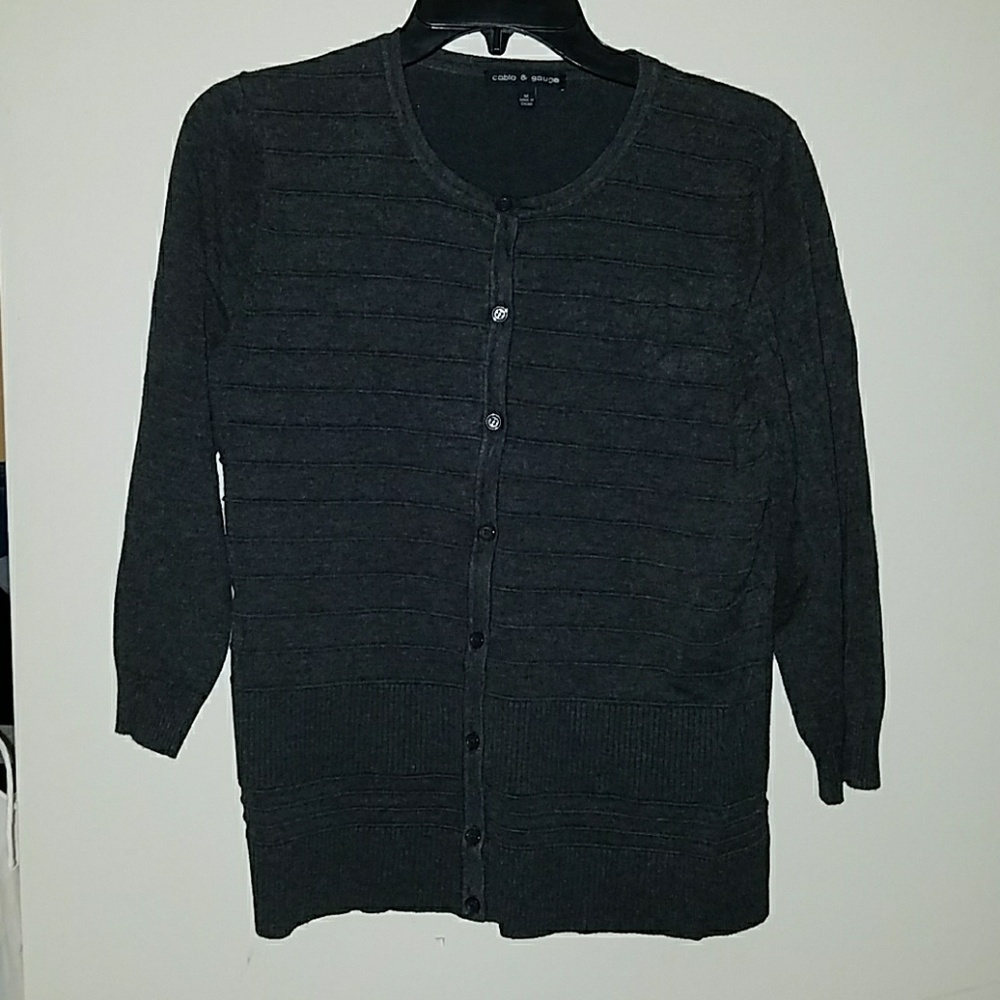 3/4 length cardigan