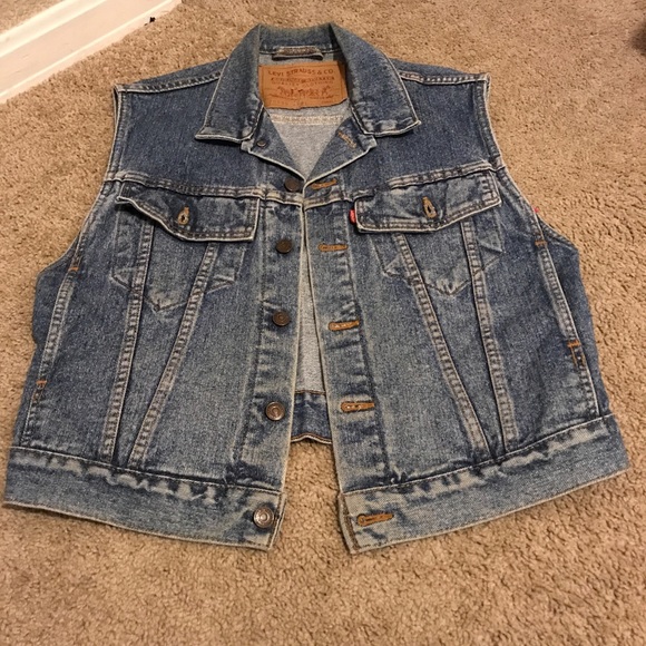 Levi's Other - VINTAGE MENS JEAN VEST SZ S