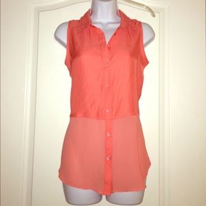 Women's LC Lauren Conrad, SZ XS, Button Top