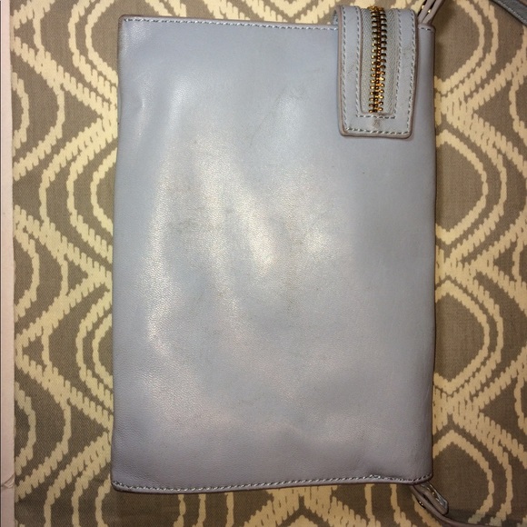 Blue 'Ines' Leather Crossbody - Picture 5 of 7