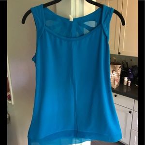 Lucy Athletic Top with Mesh Cutouts