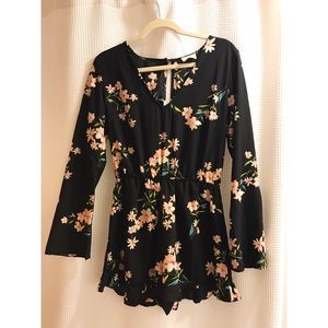 Floral Romper - Urban Outfitters