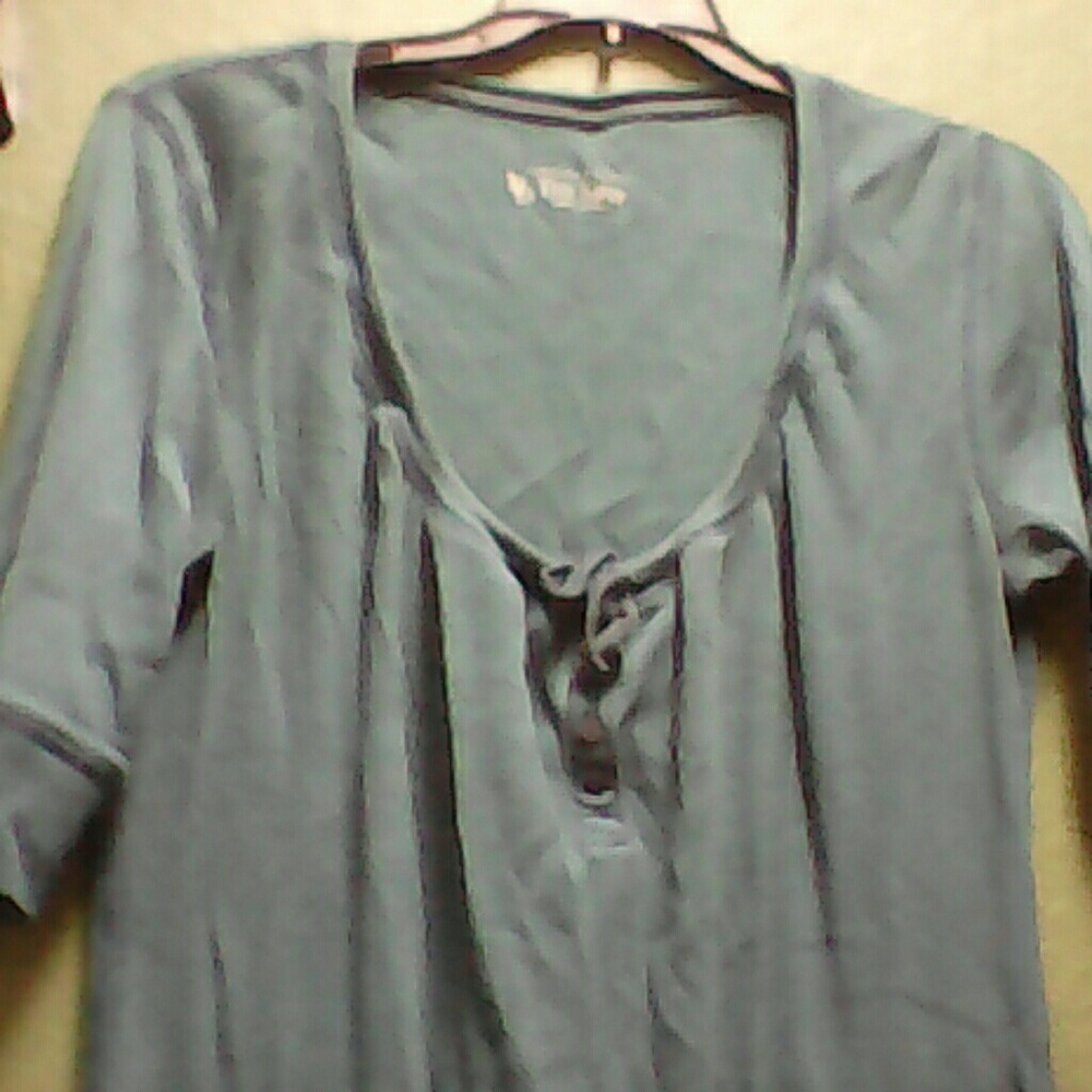 Blue long sleeve top tee shop