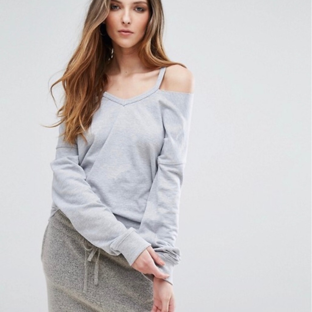 Missguided tall cut out sweatshirt
