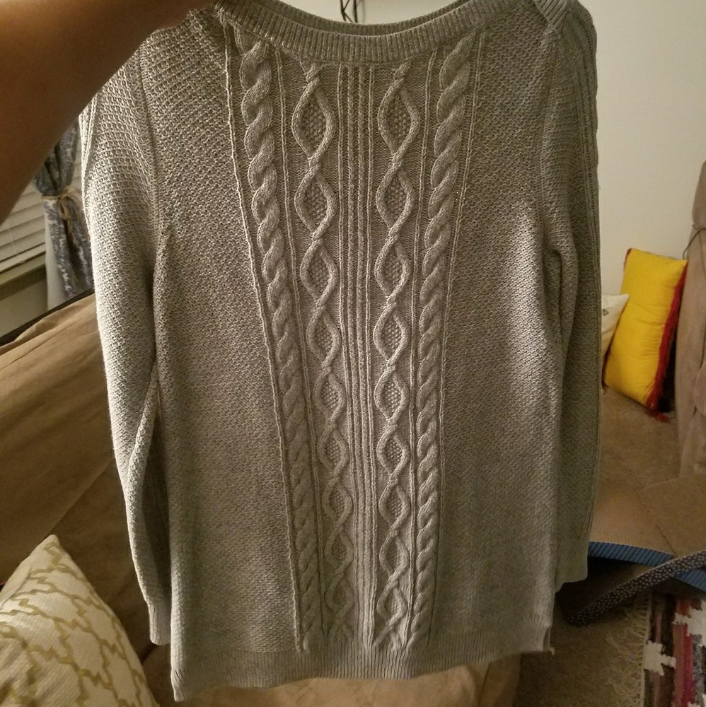 Gray sweater