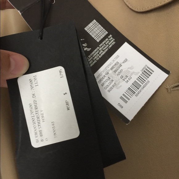 Burberry Westminster Trench Coat - Picture 6 of 8