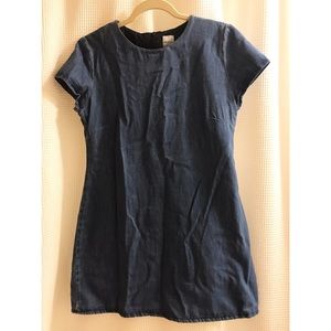 Zara denim shift dress