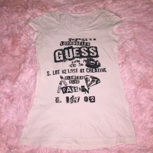 Guess Tee with rhinestones OBO