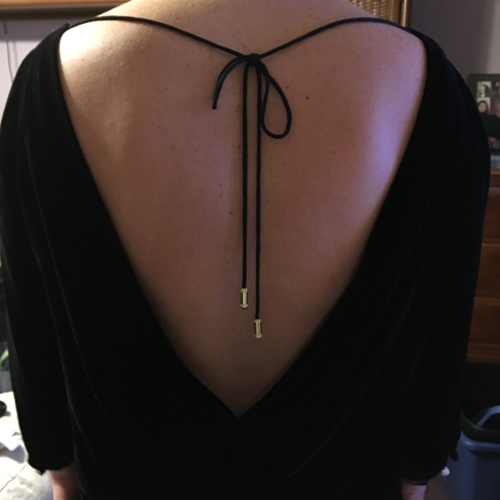 Juicy Couture Velvet low cut back dress