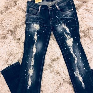 Dazzled rip jeans Size 9