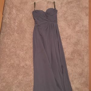 Bill levkoff pewter size 4 dress