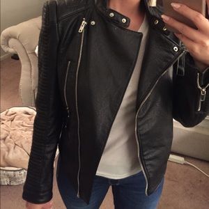 Zara leather jacket