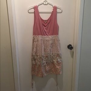 Pink and patterned summer dress | LG