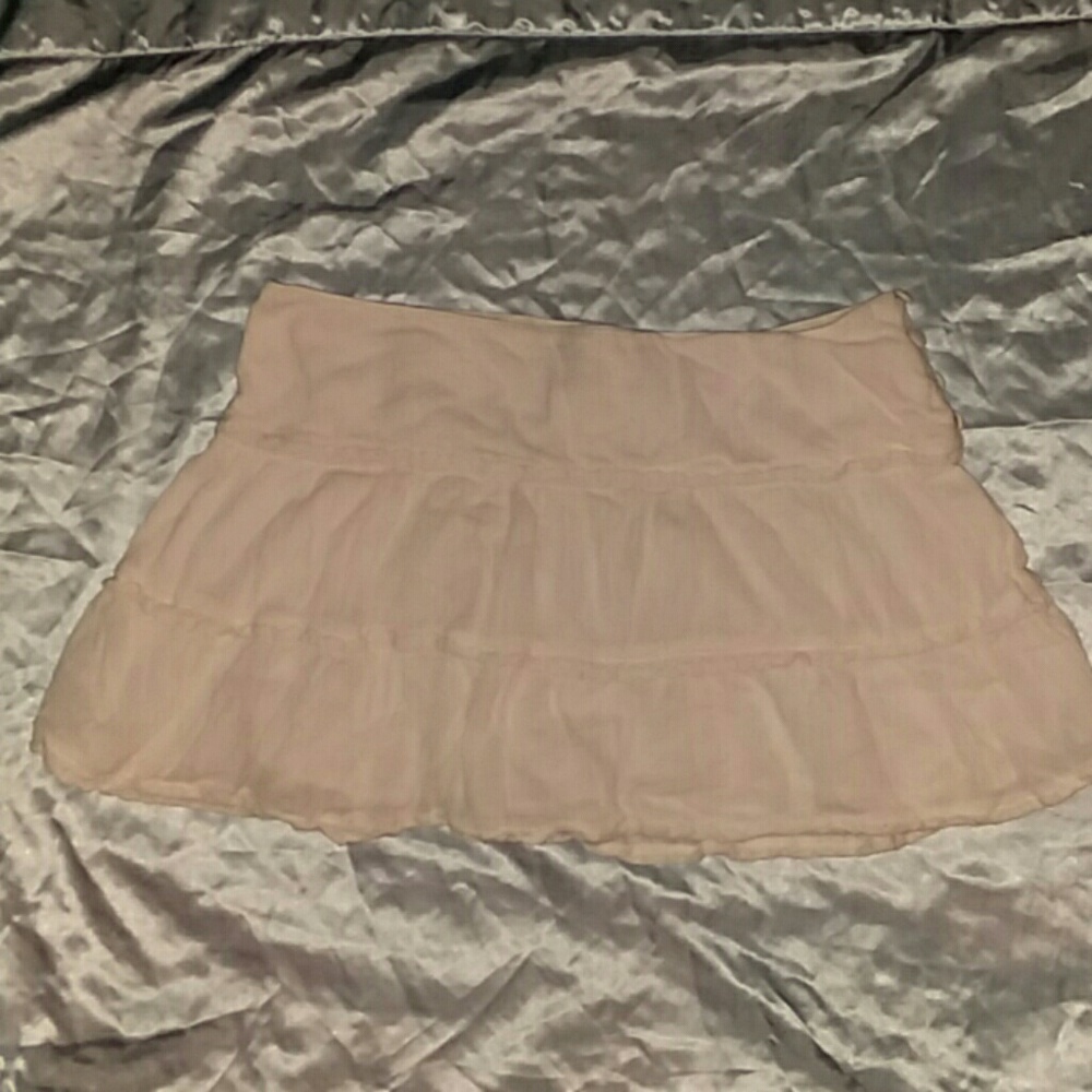 White flirty skirt