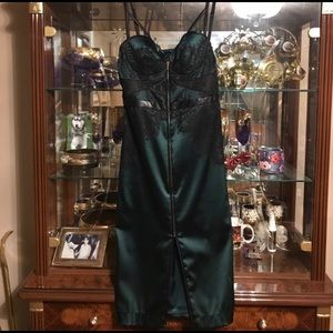 Bebe sexy silk midi dress