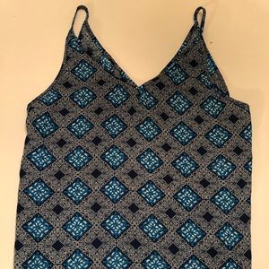 Blue Printed Top