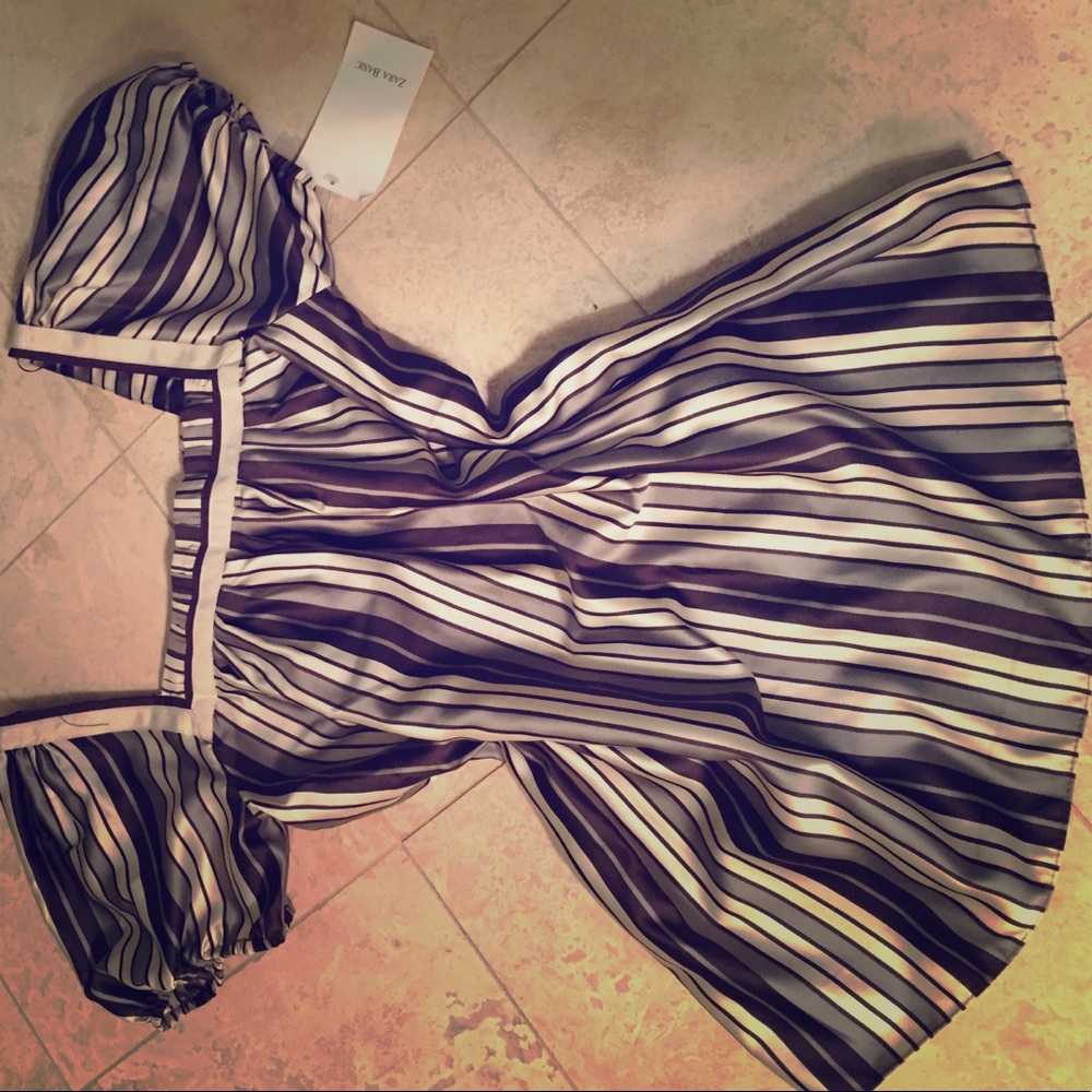 Zara stripped blouse