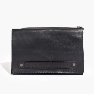Madewell duet snap clutch