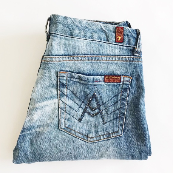 7 for all mankind bootcut jeans - Picture 1 of 4