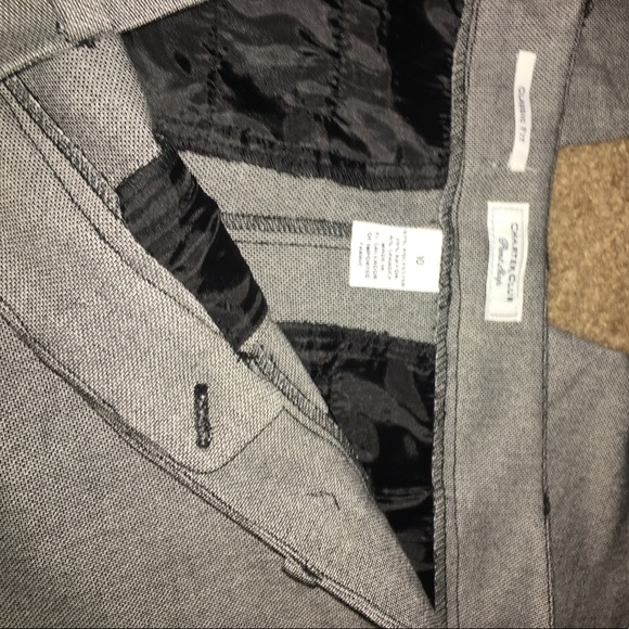 Classic Fit Grey Charter Club Dress Pants - Picture 3 of 4
