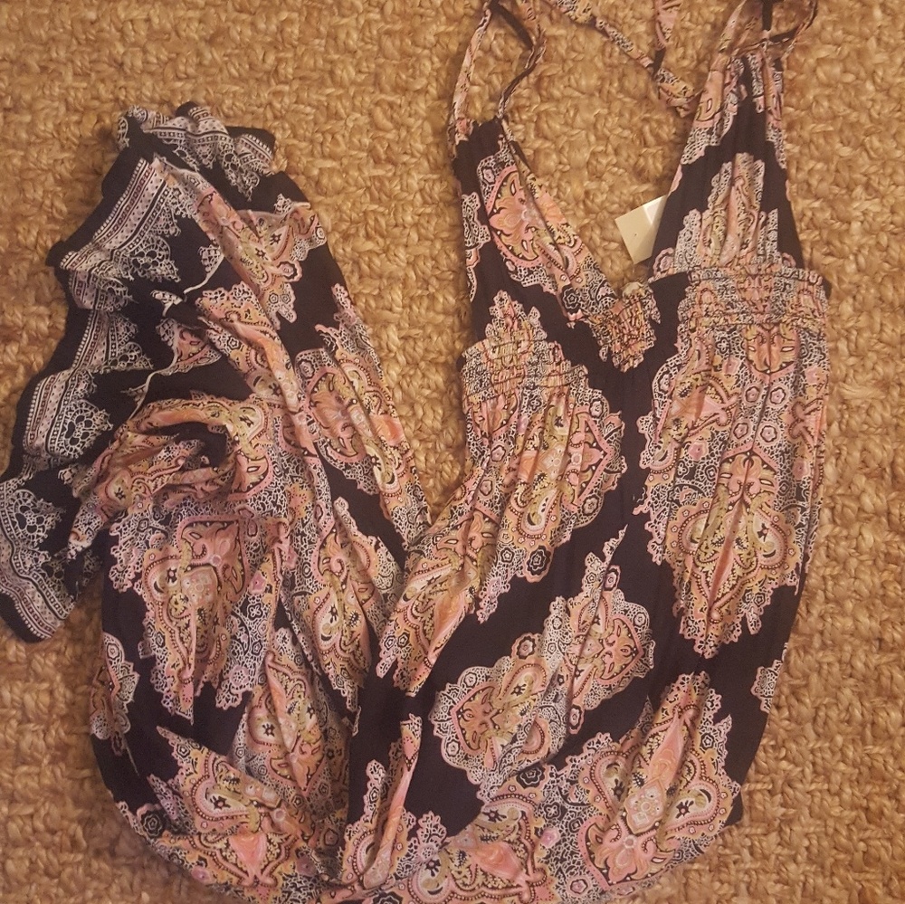 EN CREME | Paisley Printed maxi dress