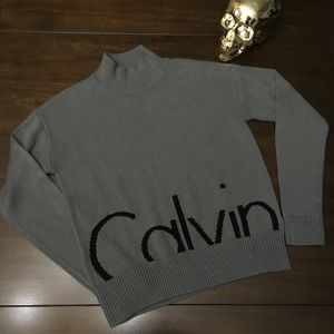 Calvin Klein Mock Turtleneck Sweater