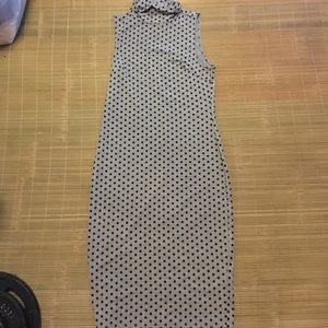 Polk dot bodycon