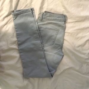 high waisted skinny jeans