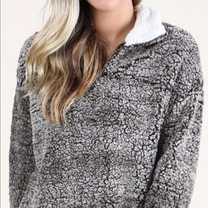 Altar’d State Kathmandu Pullover Jacket dark grey