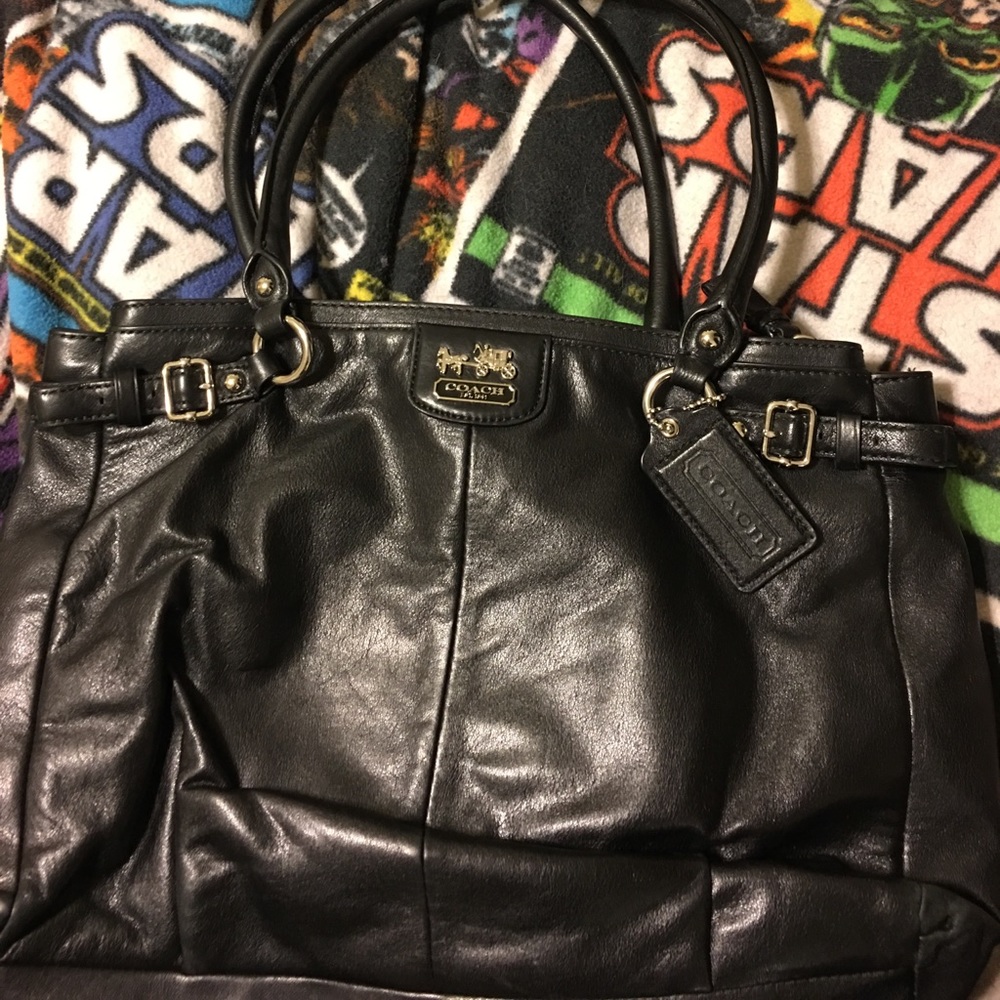 Black coach bag