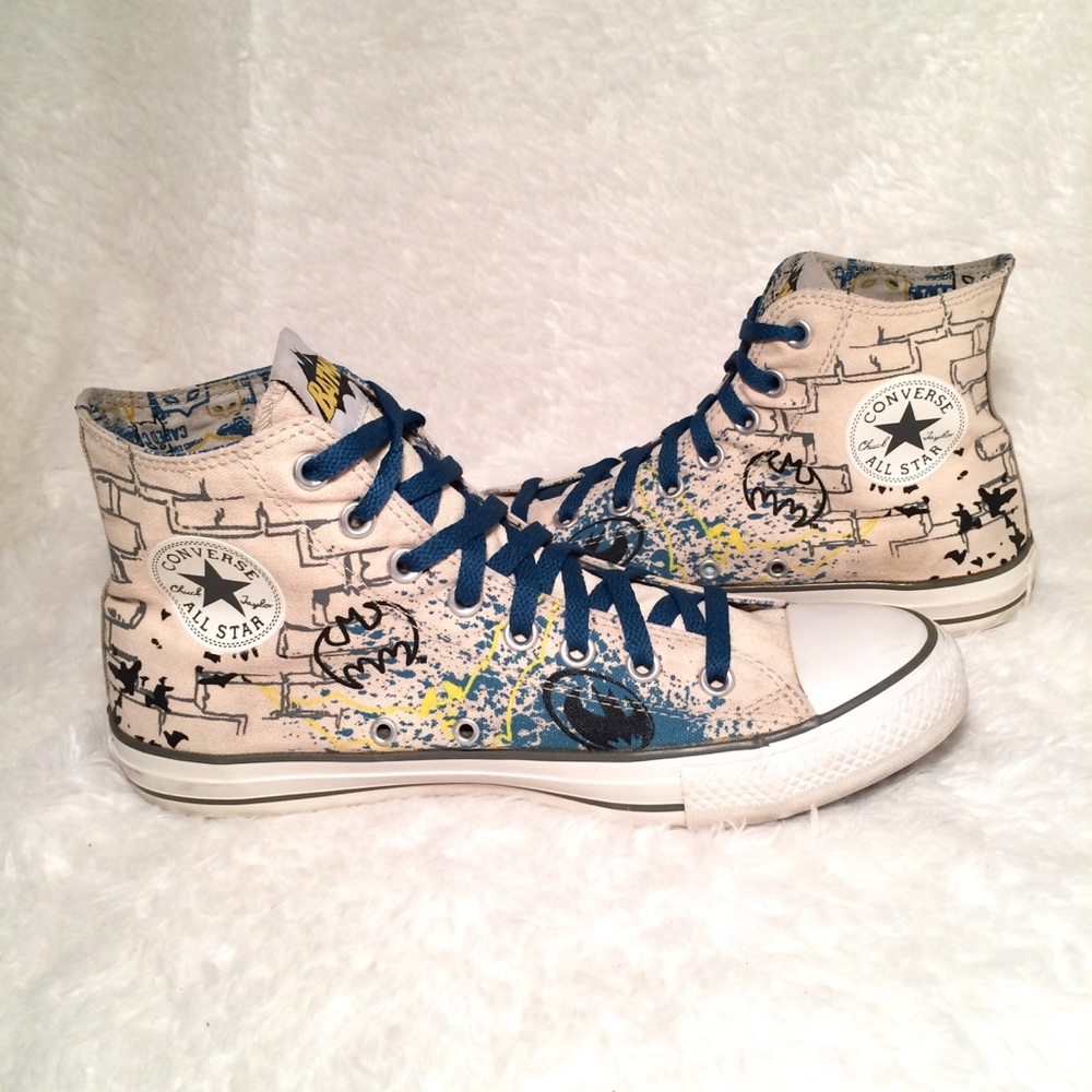 SOLD ON EBAY!!! Converse All Star BATMAN Men's 9 - Picture 4 of 6