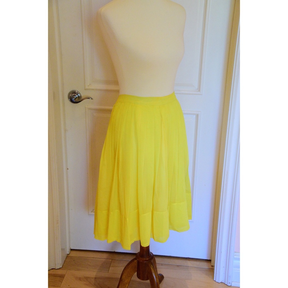 Yellow Flowy Skirt