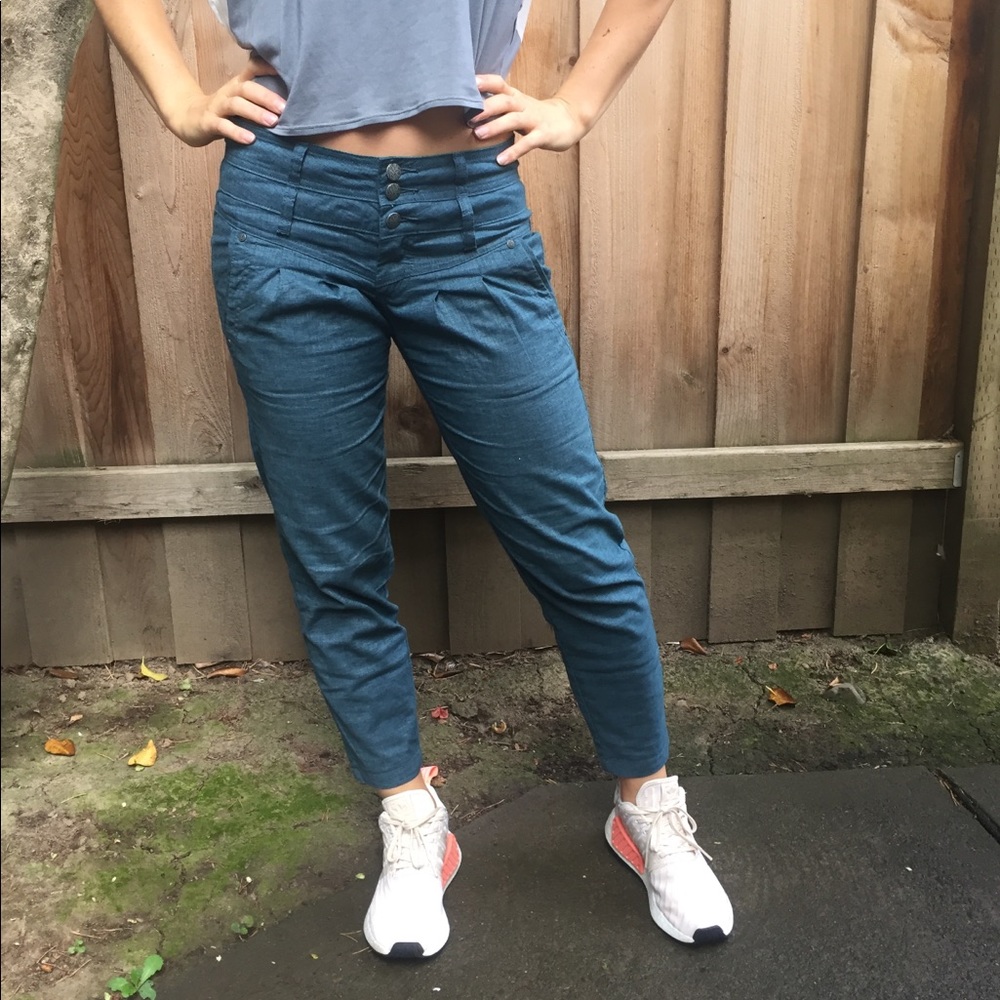 PRANA: Hemp crop/capri pants SZ4