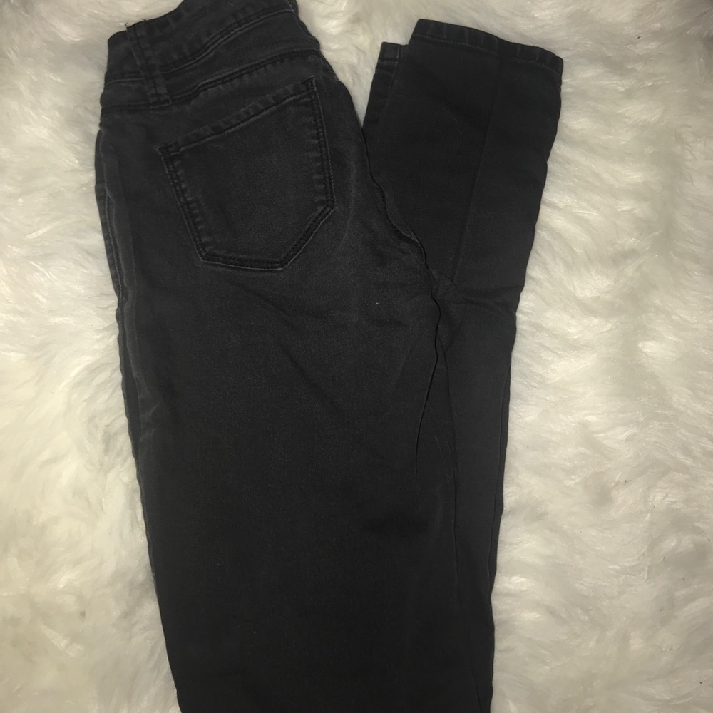 Black jeggings size 1