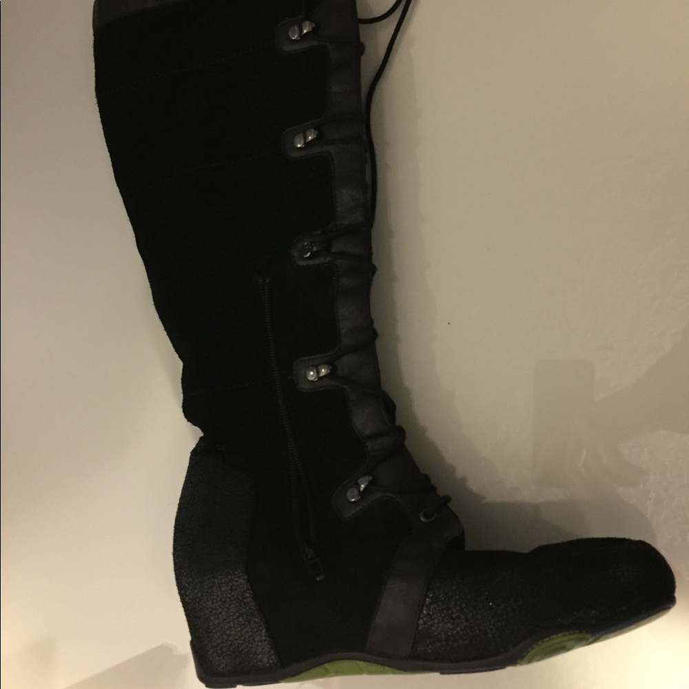 Knee High Wedge Boot