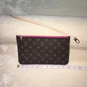 Authentic Louis Vuitton wristlet bag new