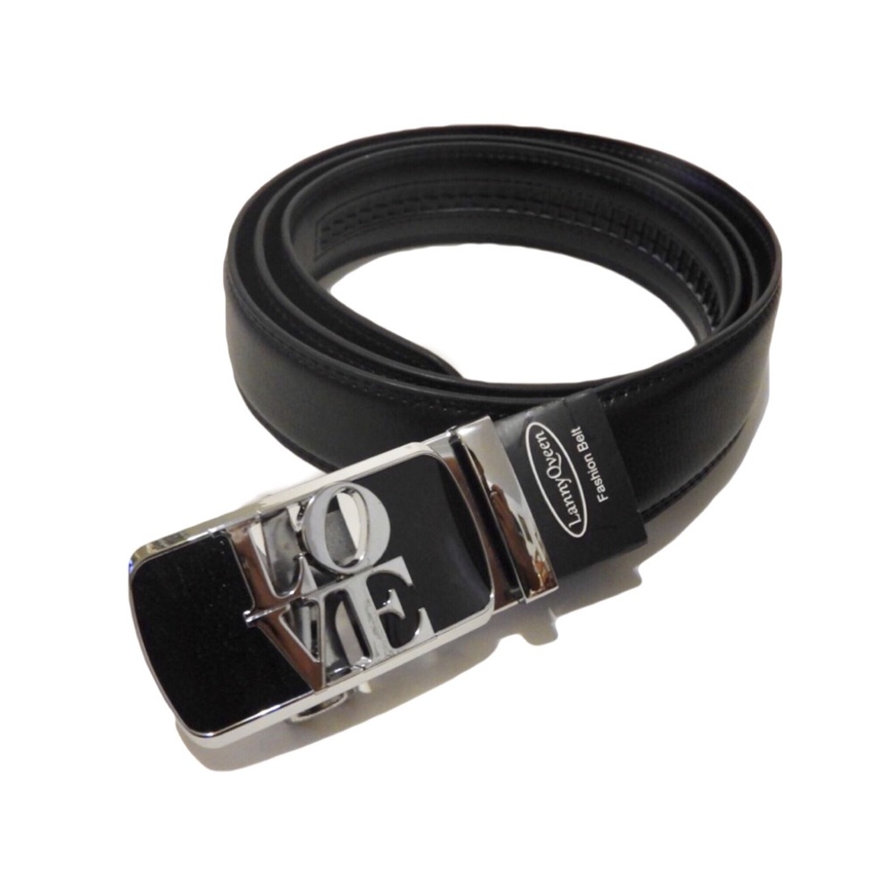 Men's leather Love ❤️ Buckle belt