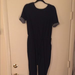 Navy blue old navy long romper