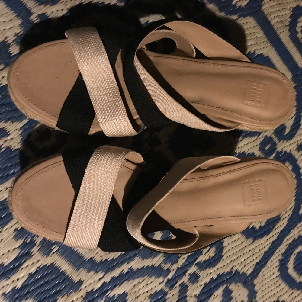 Herve Leger Platforms  8 never worn shoes strap